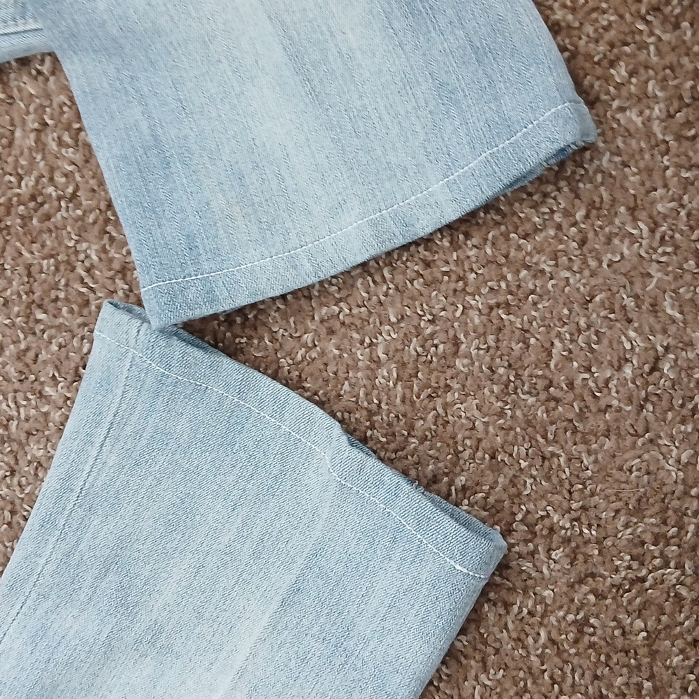 Seven7 Rocker Slim Light Wash Jeans Size 6 - Picture 9 of 16